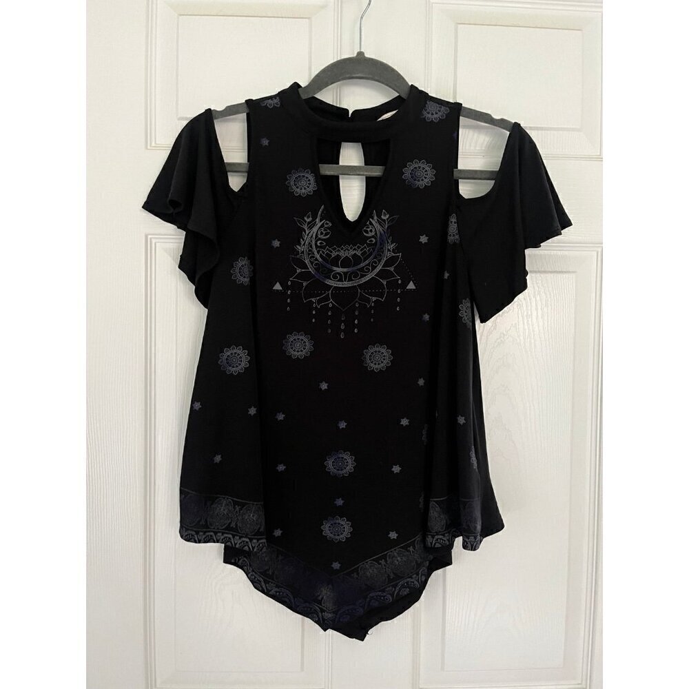 Womens Shirt Adam Levine Cold Shoulder